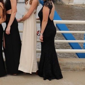 Selling 2 prom/homecoming dresses. Black and pink